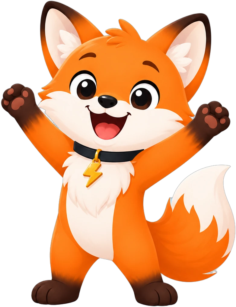 Flick mascot celebrating the SocialGrow pricing plan
